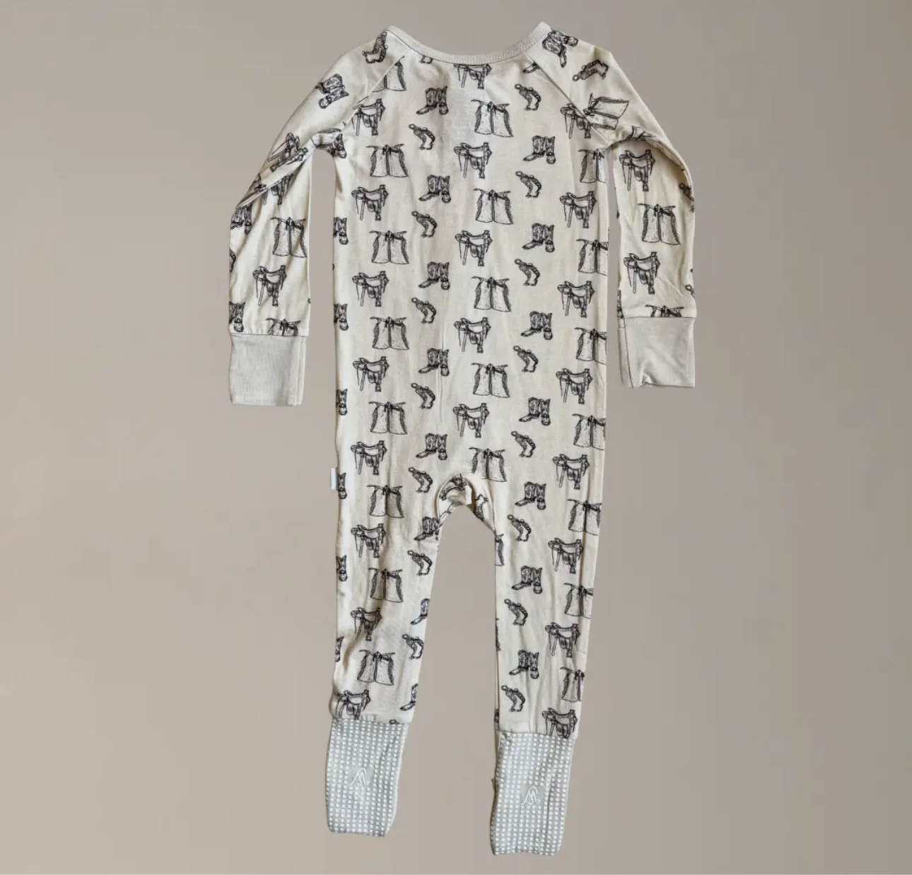 Cream Infant cowboy sleeper