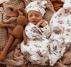 Koala organic Jersey wrap & beanie set
