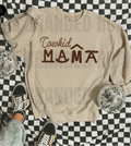 Cowhide Mama Crewneck