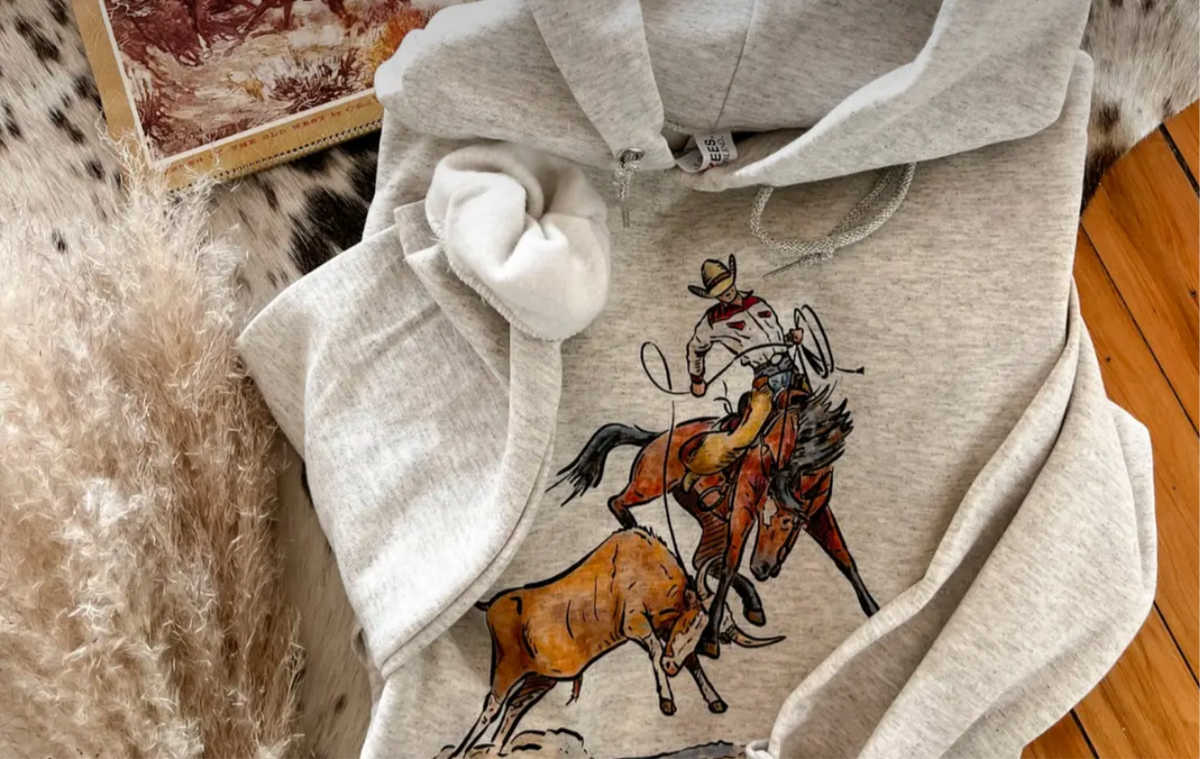 Rank western Hoodie vintage