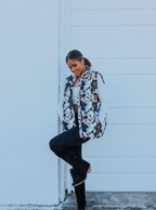 Cow print vest
