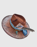 Hold My Halo Ombre Glitter Rancher Coustom Hat