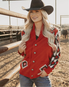 Vintage Vaquero knit sweater Red