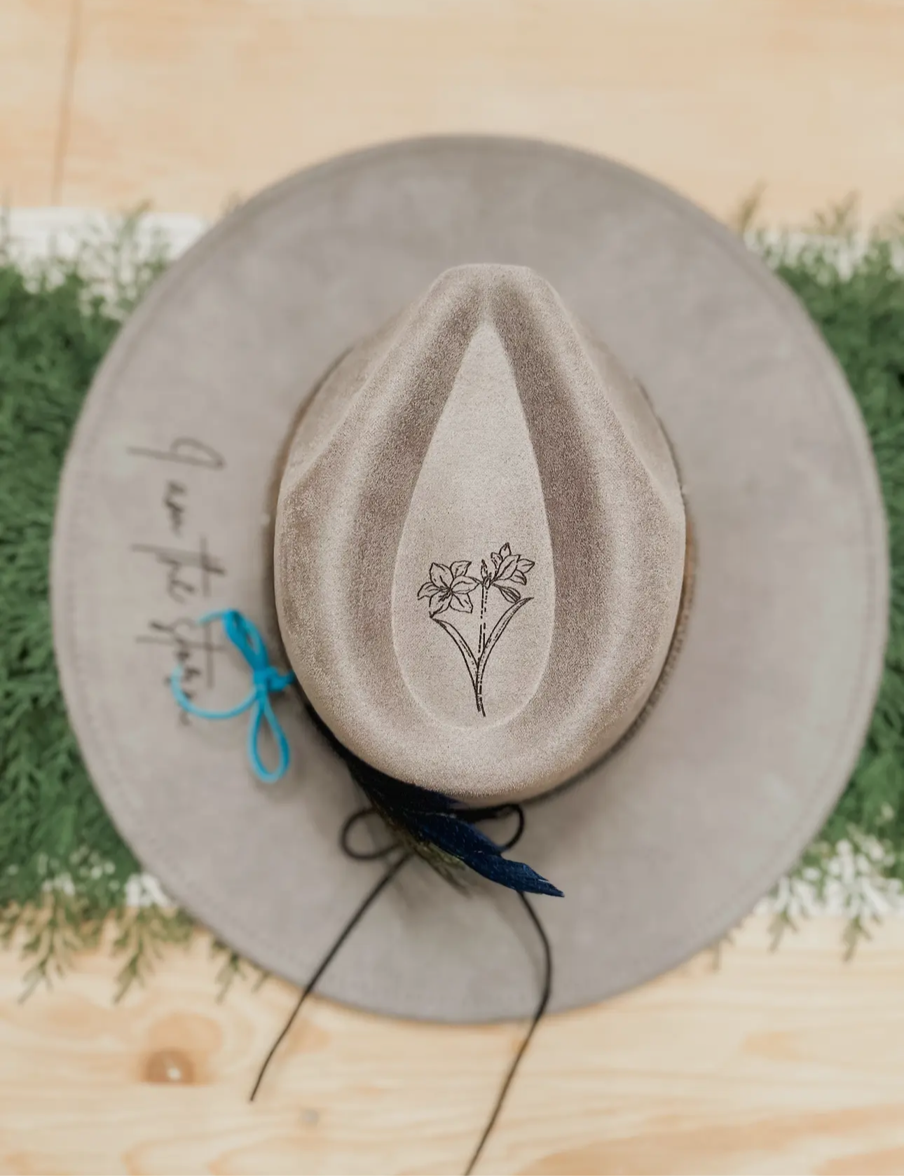 I am the storm Burned western Hat Rancher cowboy