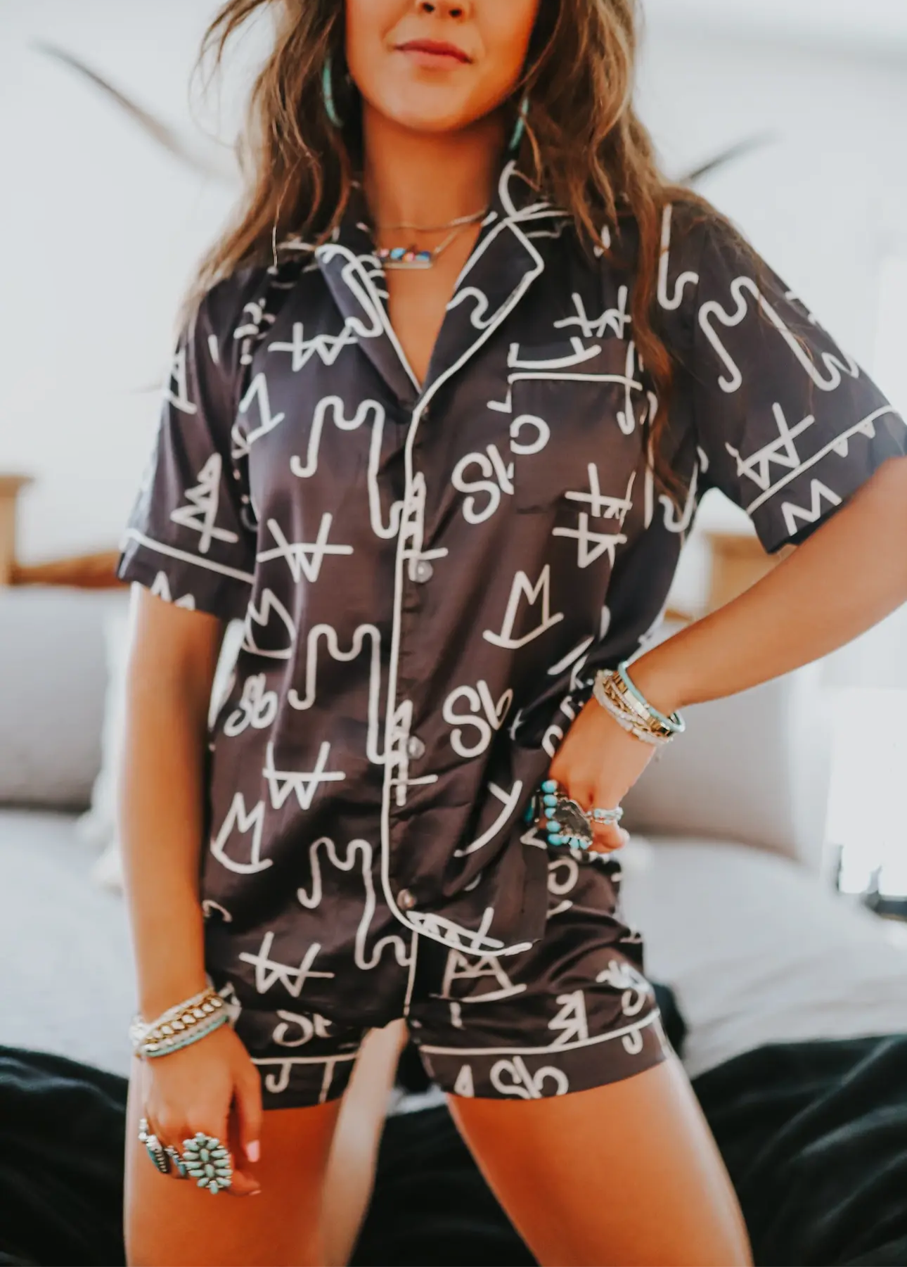 Black Brand PJ set