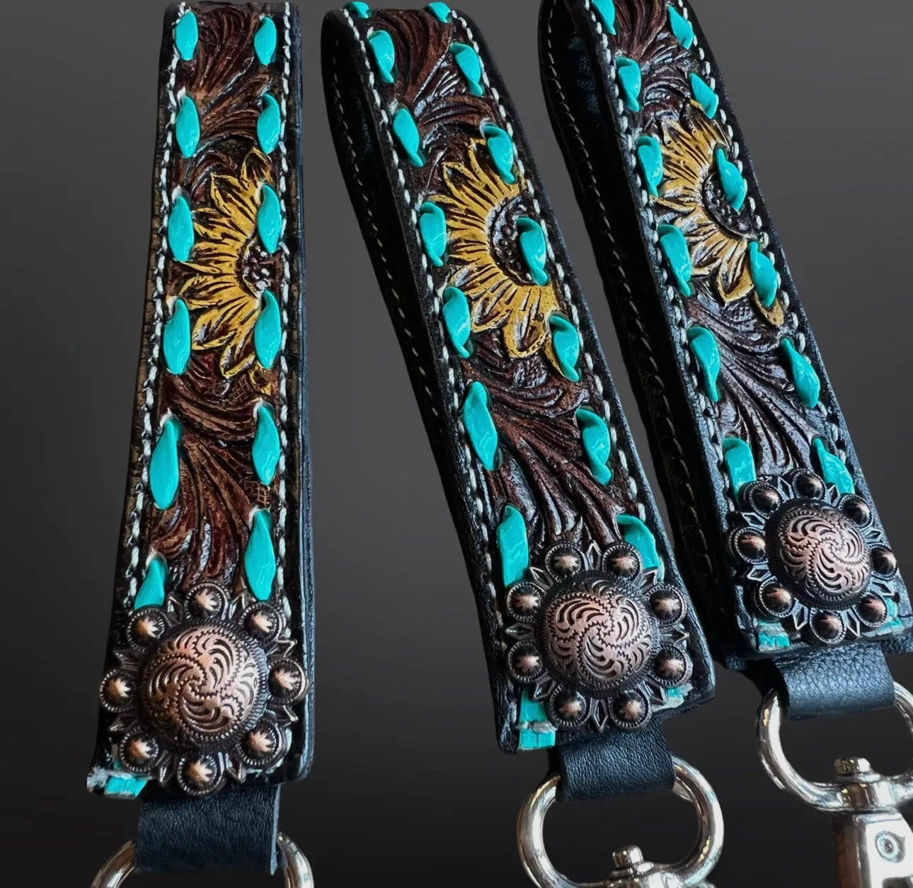 Western Leather key chain