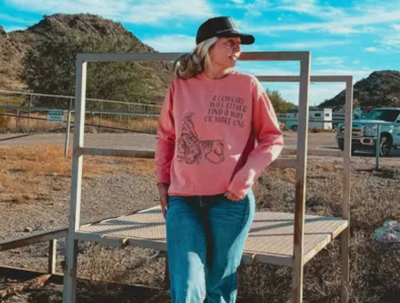 Cowgirl sweatshirt