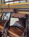 Leather cowhide Crossbag