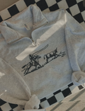 Roping cow 1/4 Zip