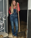 Double Down Flannel Bib Overalls
