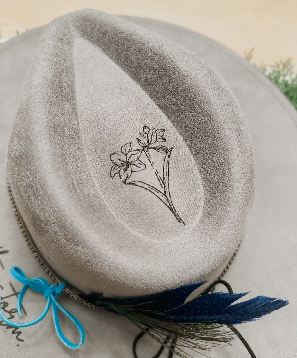 I am the storm Burned western Hat Rancher cowboy