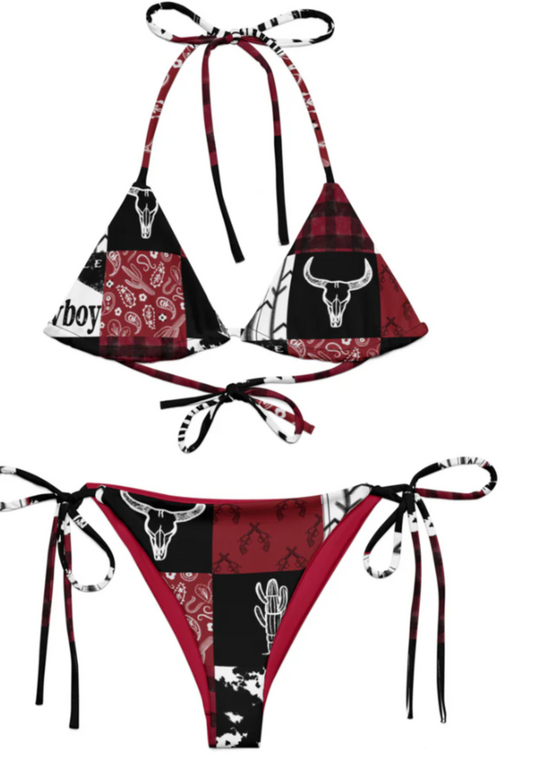 Cowboy string Bikini