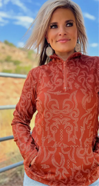 The rustic ranch pullover