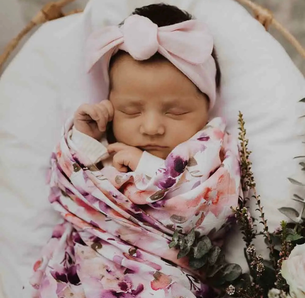 Blushing Beauty Organic Muslin Wrap