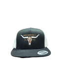 Long horn Flat Black/White