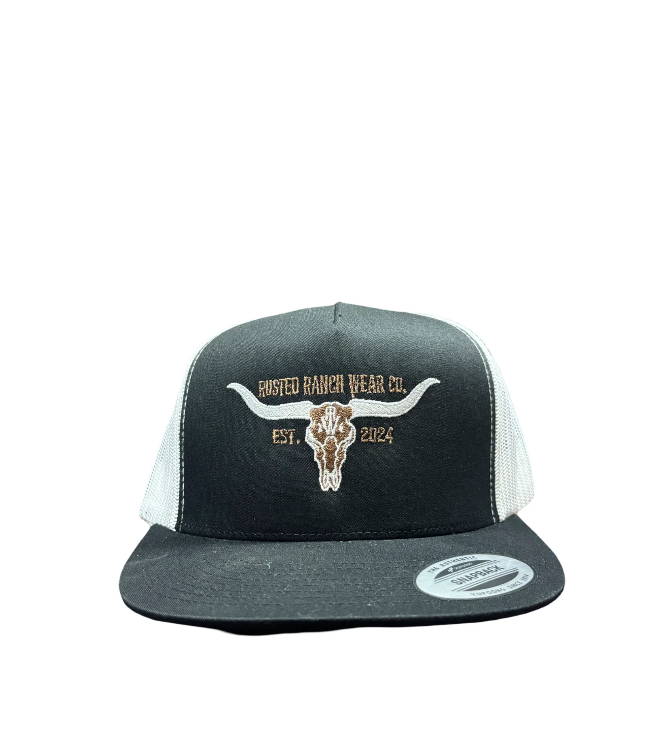 Long horn Flat Black/White
