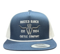 Homestead Cattle co Flat -Navy/white(silver/white)