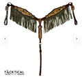 DUCK HUNT LEATHER FRINGE BREASTCOLLAR