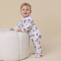 Dragon Organic Snuggle Sleepsuit Zip Footie