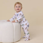 Dragon Organic Snuggle Sleepsuit Zip Footie